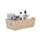 Simplify Storage Shelf Tote, 14-1/2 in L, 7-5/8 in W, 14-1/2 in H, Ivory, Plastic 25099-IVORY - alternate 3